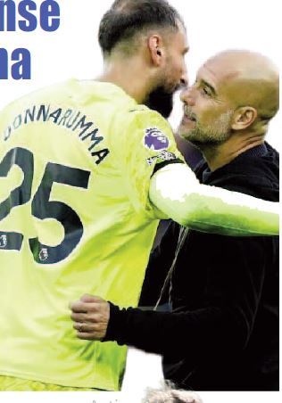 Pep Guardiola encense Gianluigi Donnarumma