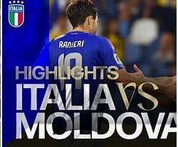 L’Italie bat la Moldavie 2-0