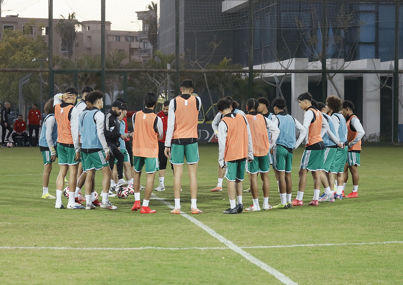 Première séance d'entraînement au Caire 