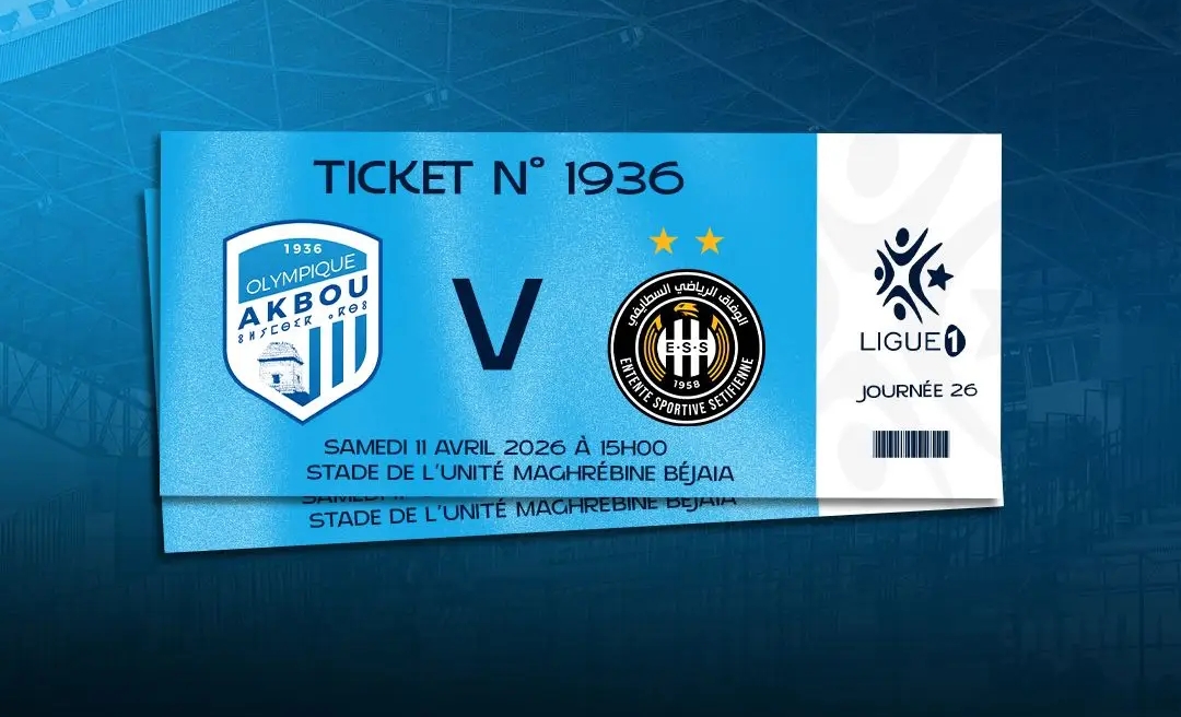 Olympique Akbou – ES Sétif ce soir a 15h00