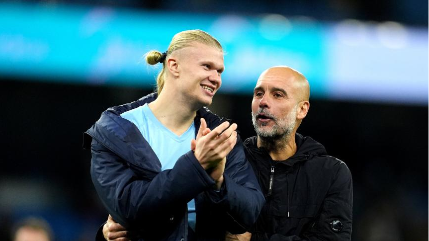 Erling Haaland répond à Pep Guardiola