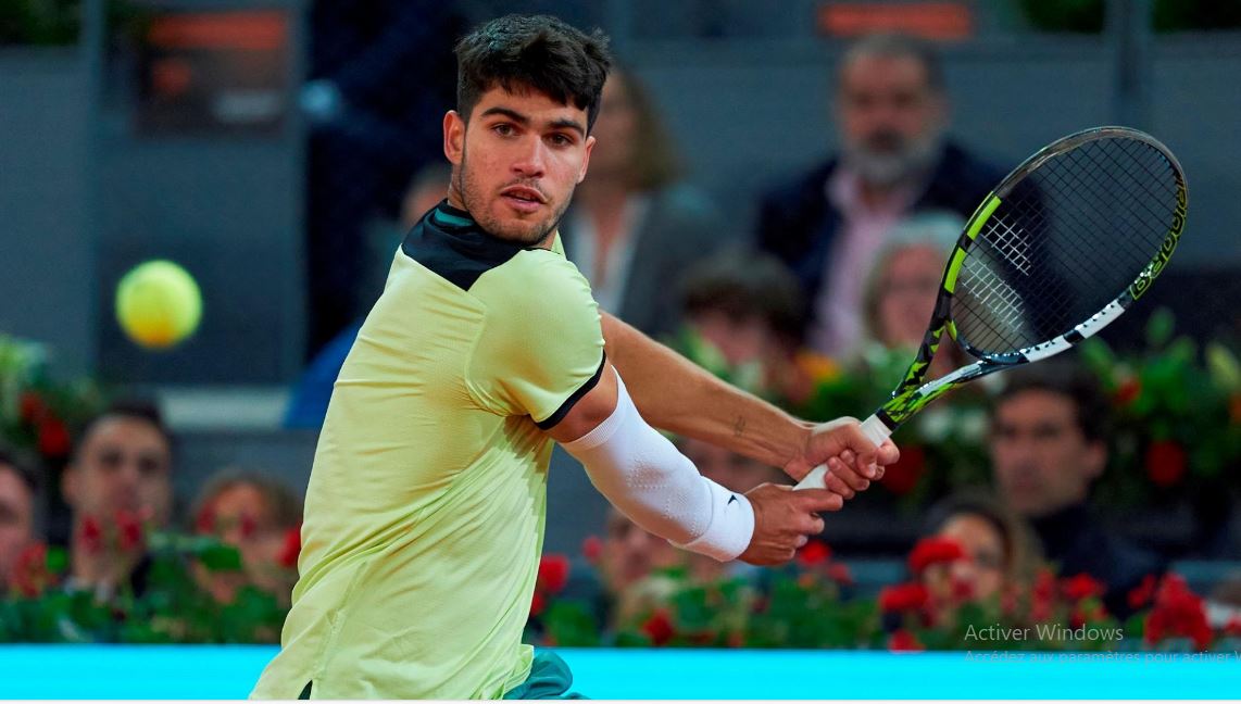 Carlos Alcaraz atteint sa 50e semaine comme N.1 mondial