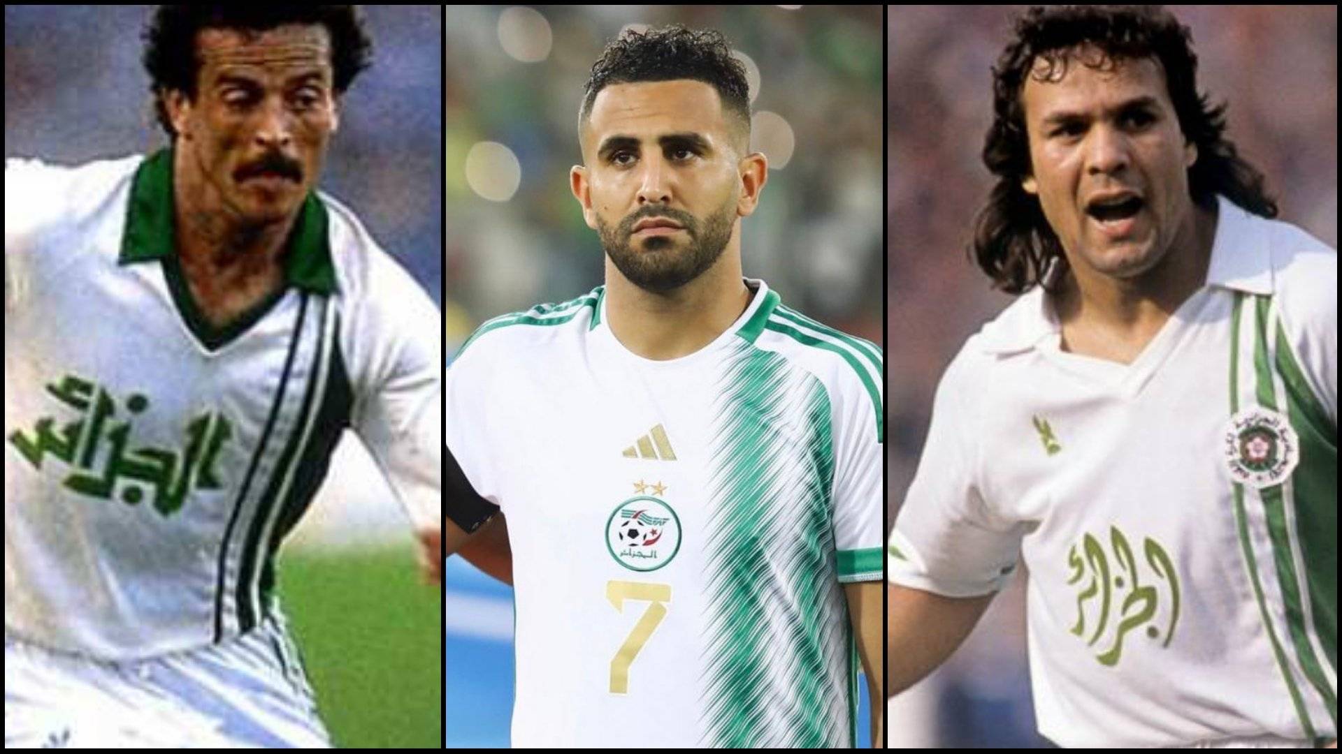 Mahrez, Madjer et Belloumi au sommet 
