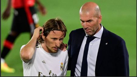 Luka Modric a été impressionné par Zinedine Zidane