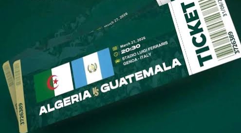 Ouverture de la billetterie pour le match Algérie – Guatemala 