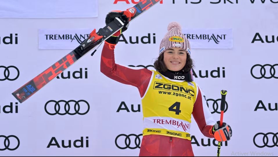 Coup double pour l'Autrichienne Julia Scheib, vainqueure du géant de Semmering