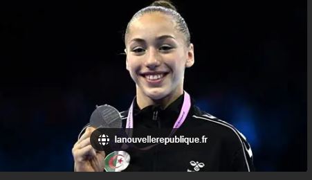 Médaille d'argent pour Kaylia Nemour à la poutre