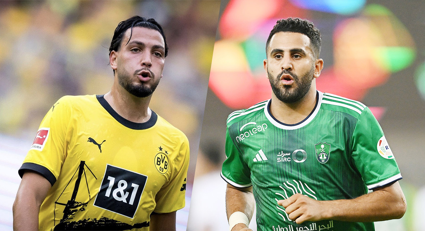 Bensebaïni et Mahrez dans les onze idéals des sélections arabes