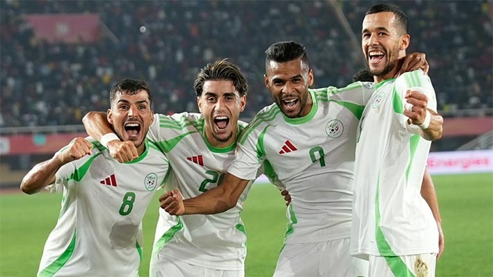 Les stars de l’Algérie unies avant le match contre le Soudan
